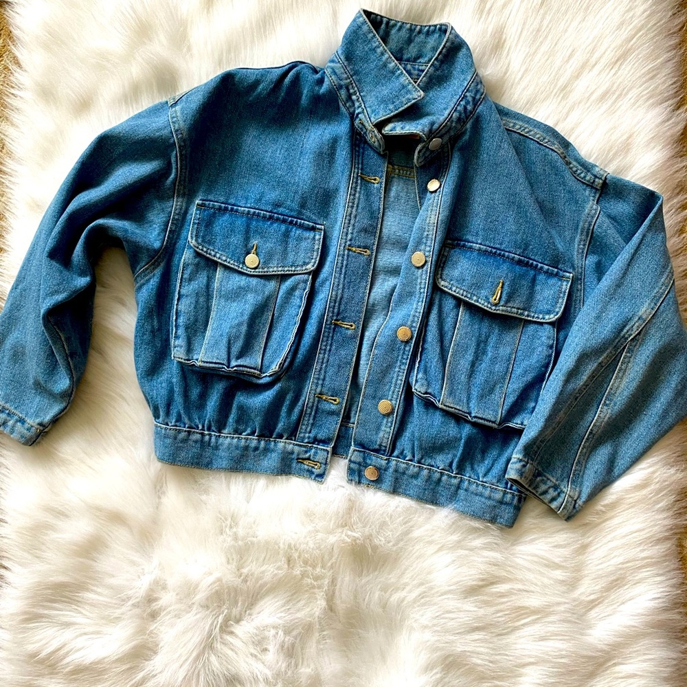 Cropped Jean Jacket